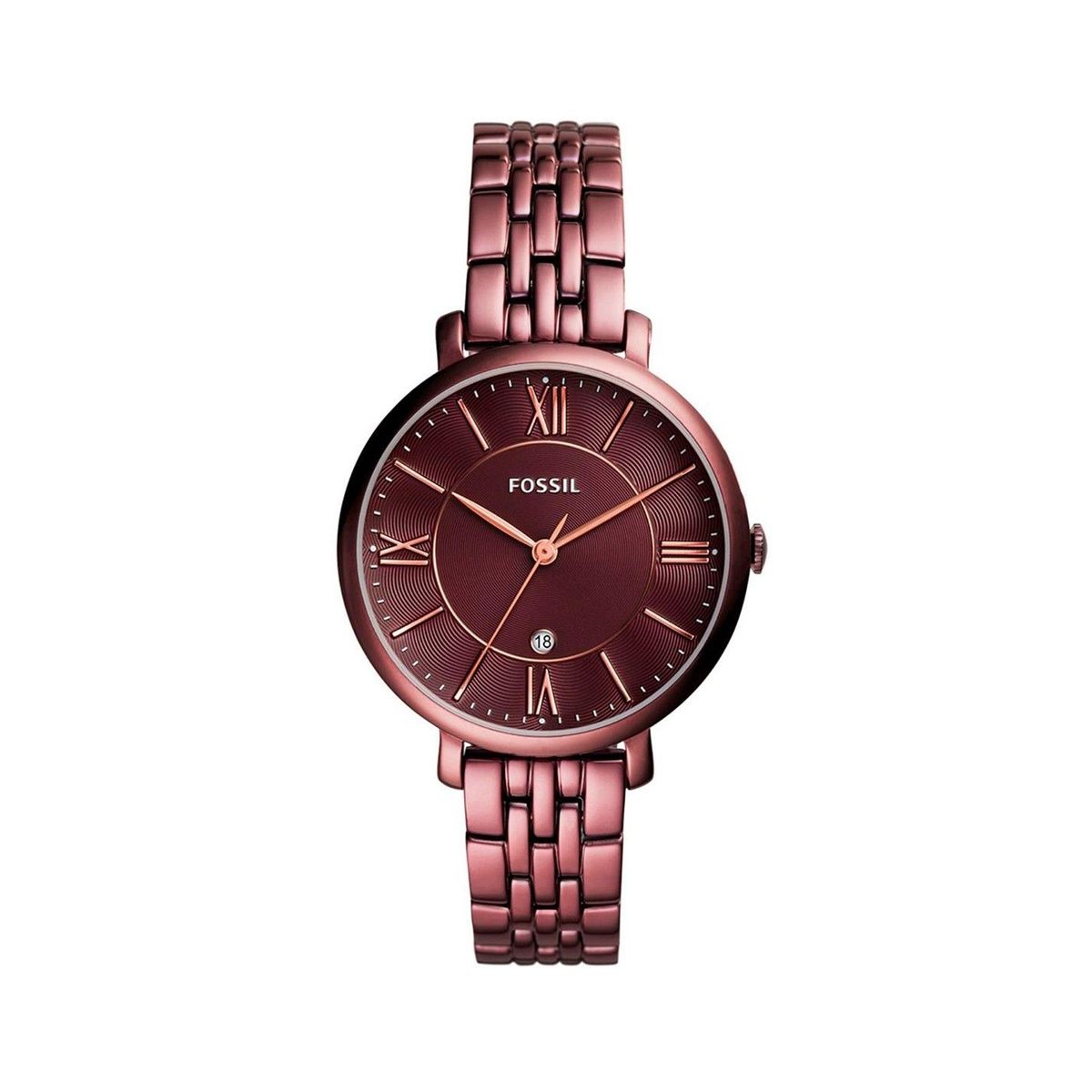 FOSSIL - Reloj Fossil Jacqueline ES4100 Tinto De Acero inoxidable Para Mujer.