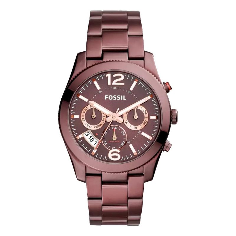 FOSSIL - Reloj Fossil Boyfriend ES4110 Tinto De Acero inoxidable Para Mujer.