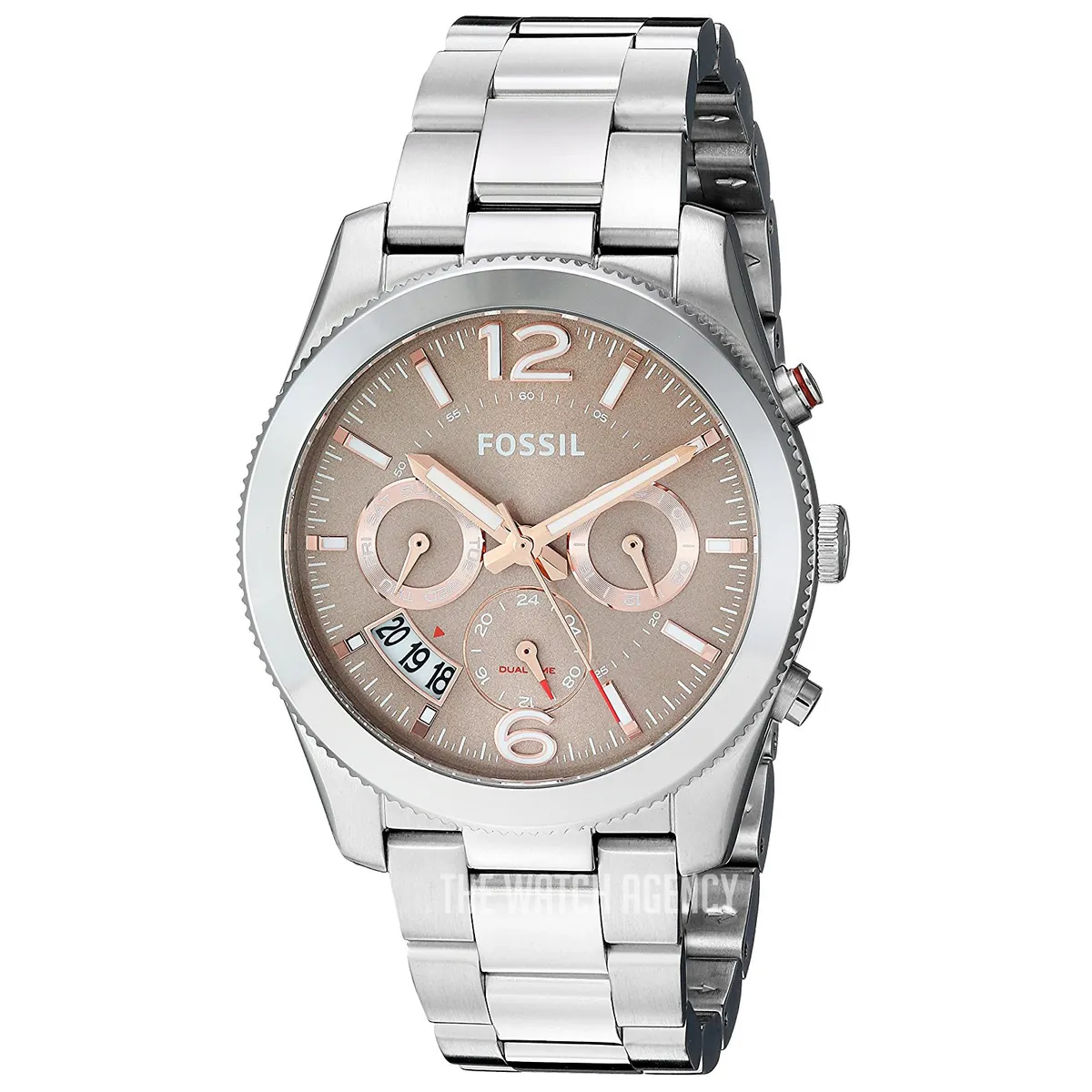 FOSSIL - Reloj Fossil Boyfriend ES4146 Plateado De Acero inoxidable Para Mujer
