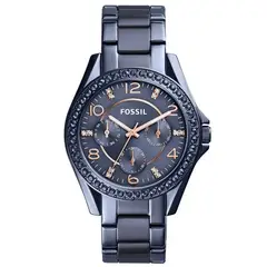 FOSSIL - Reloj Riley ES4294 Azul De Acero inoxidable Para Mujer.