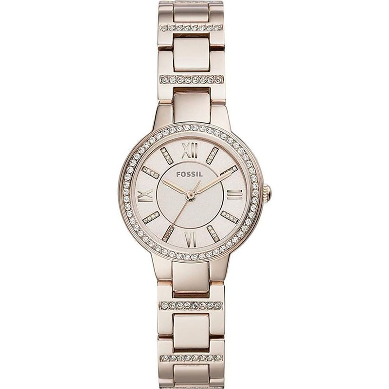 FOSSIL - Reloj Fossil Virginia ES4482 Rose gold De Acero inoxidable Para Mujer