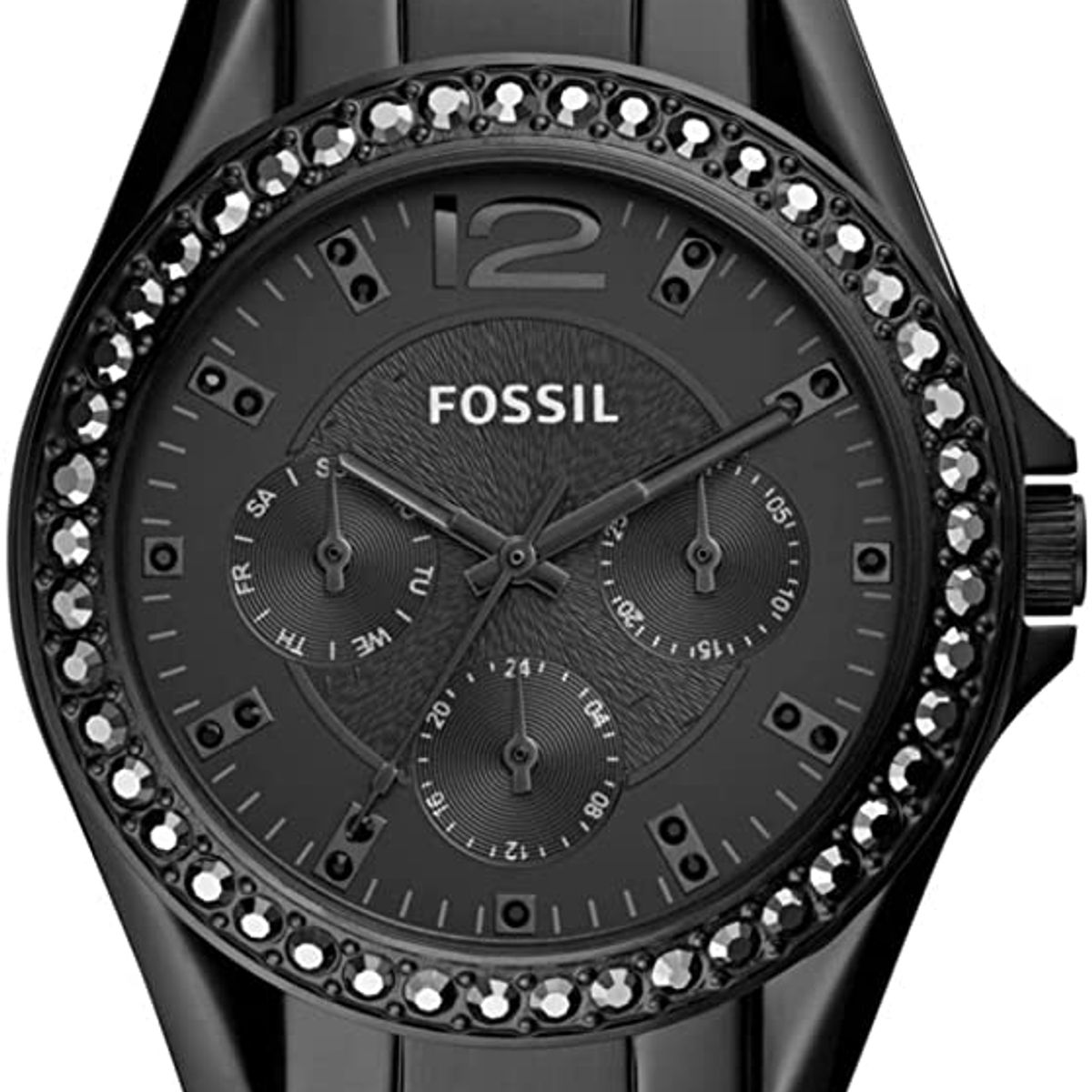 FOSSIL - Reloj Fossil Riley ES4519 Negro De Acero inoxidable Para Mujer.