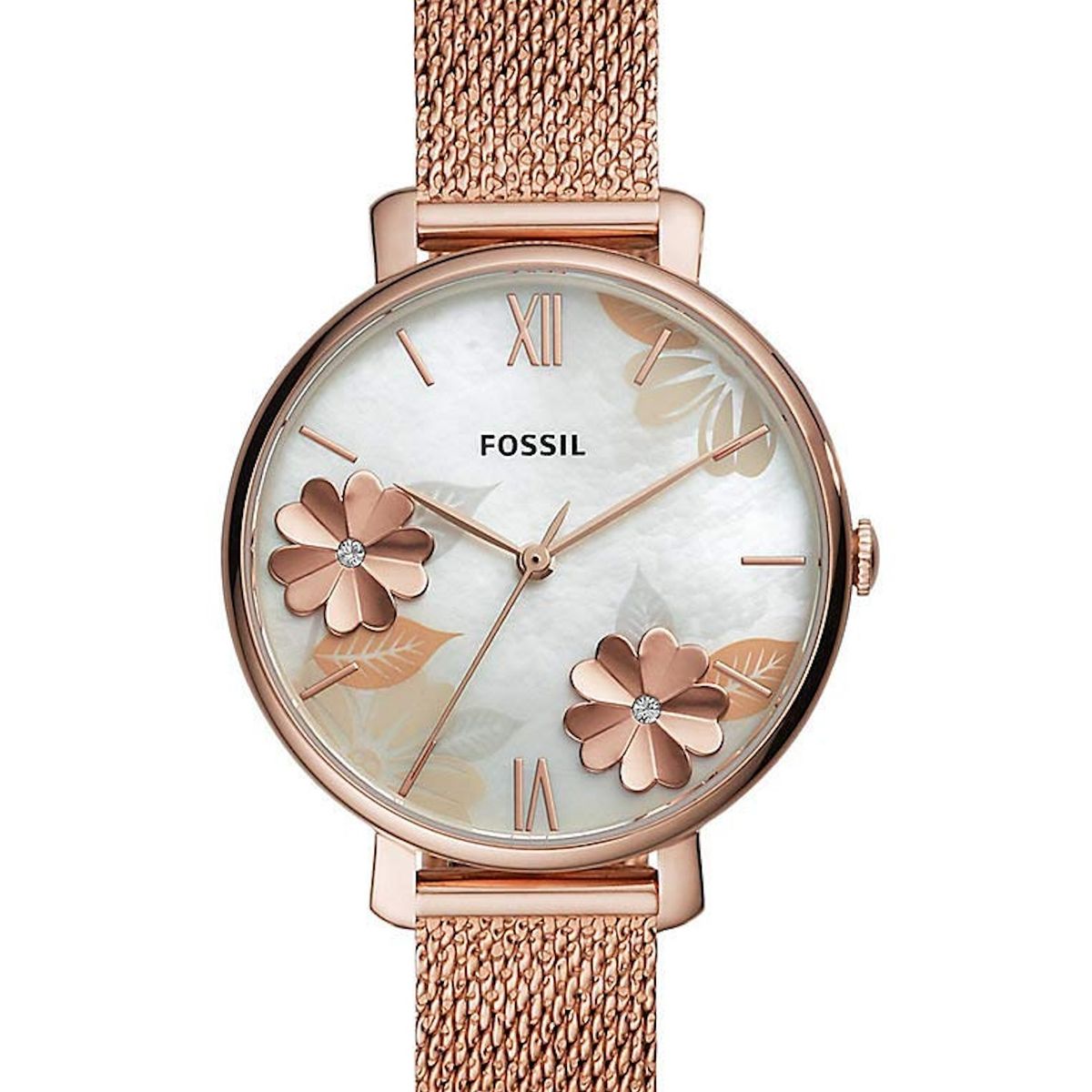 FOSSIL - Reloj Fossil Jacqueline ES4534 Rose gold De Acero inoxidable P Mujer