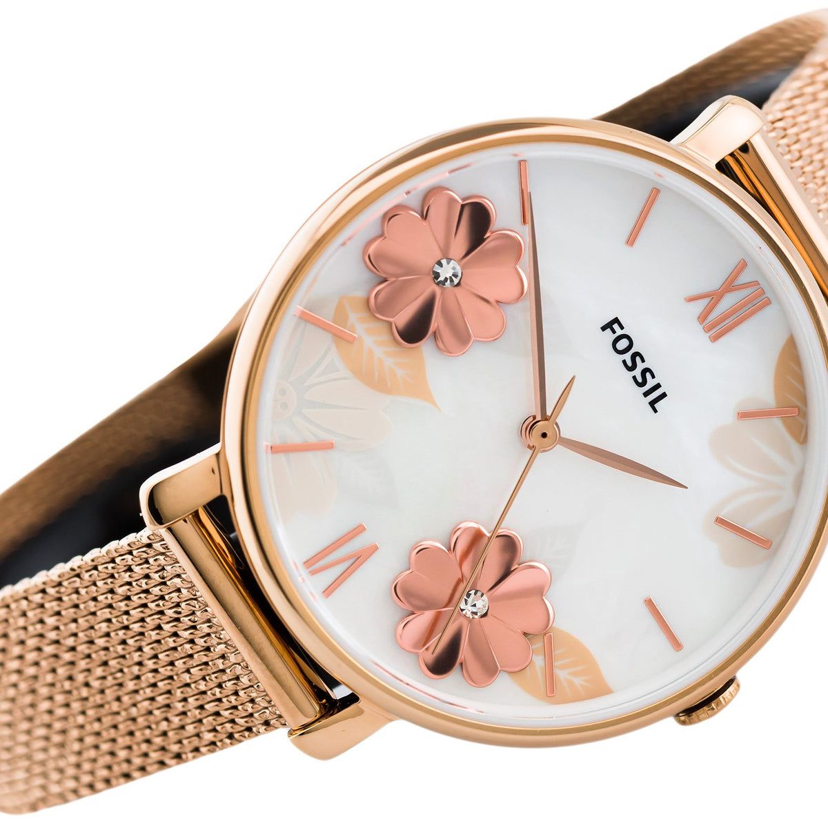 FOSSIL - Reloj Fossil Jacqueline ES4534 Rose gold De Acero inoxidable P Mujer