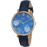 Reloj Jacqueline ES4673 Azul De Cuero Piel Para Mujer.