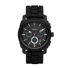 FOSSIL - Reloj Modern Machine FS4487 Negro De Silicona Para Hombre.