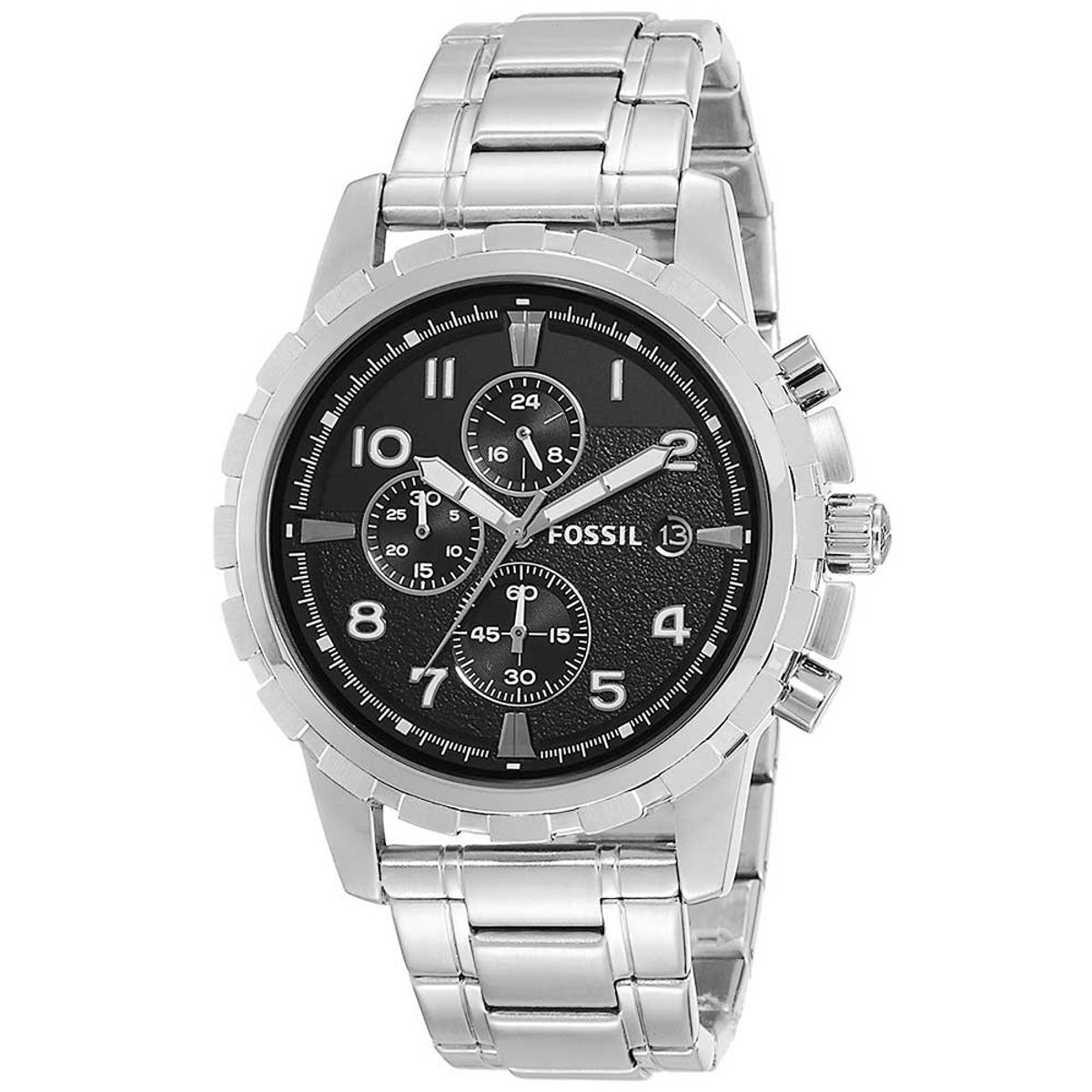 FOSSIL - Reloj Fossil Dean FS4542 Plateado De Acero inoxidable Para Hombre.