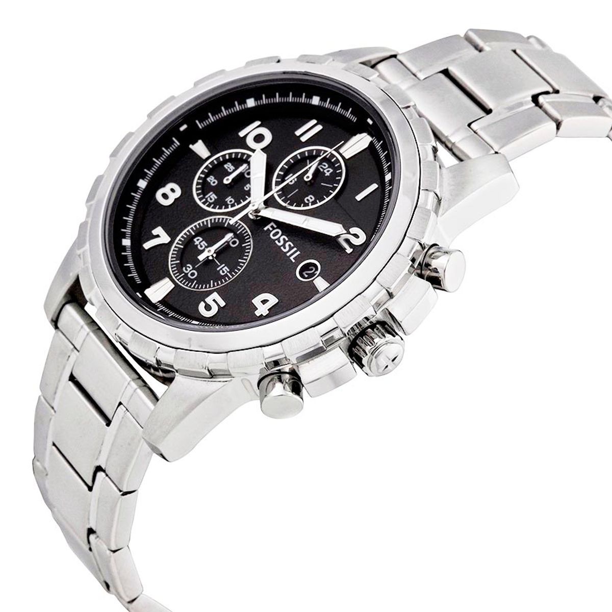 FOSSIL - Reloj Fossil Dean FS4542 Plateado De Acero inoxidable Para Hombre.