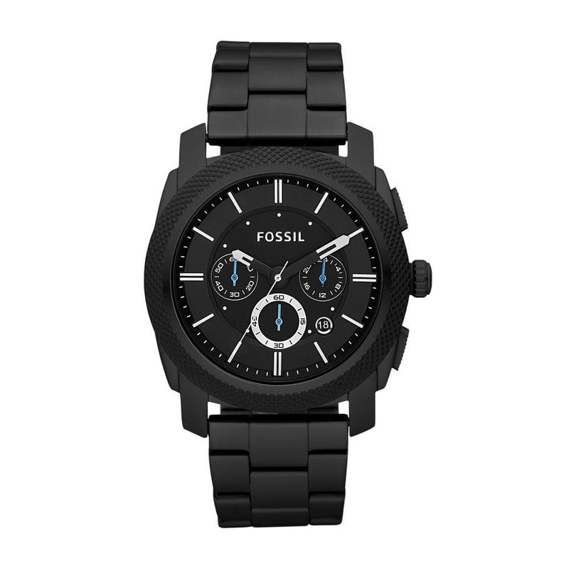 FOSSIL - Reloj Fossil Modern Machine FS4552 Negro De Silicona Para Hombre