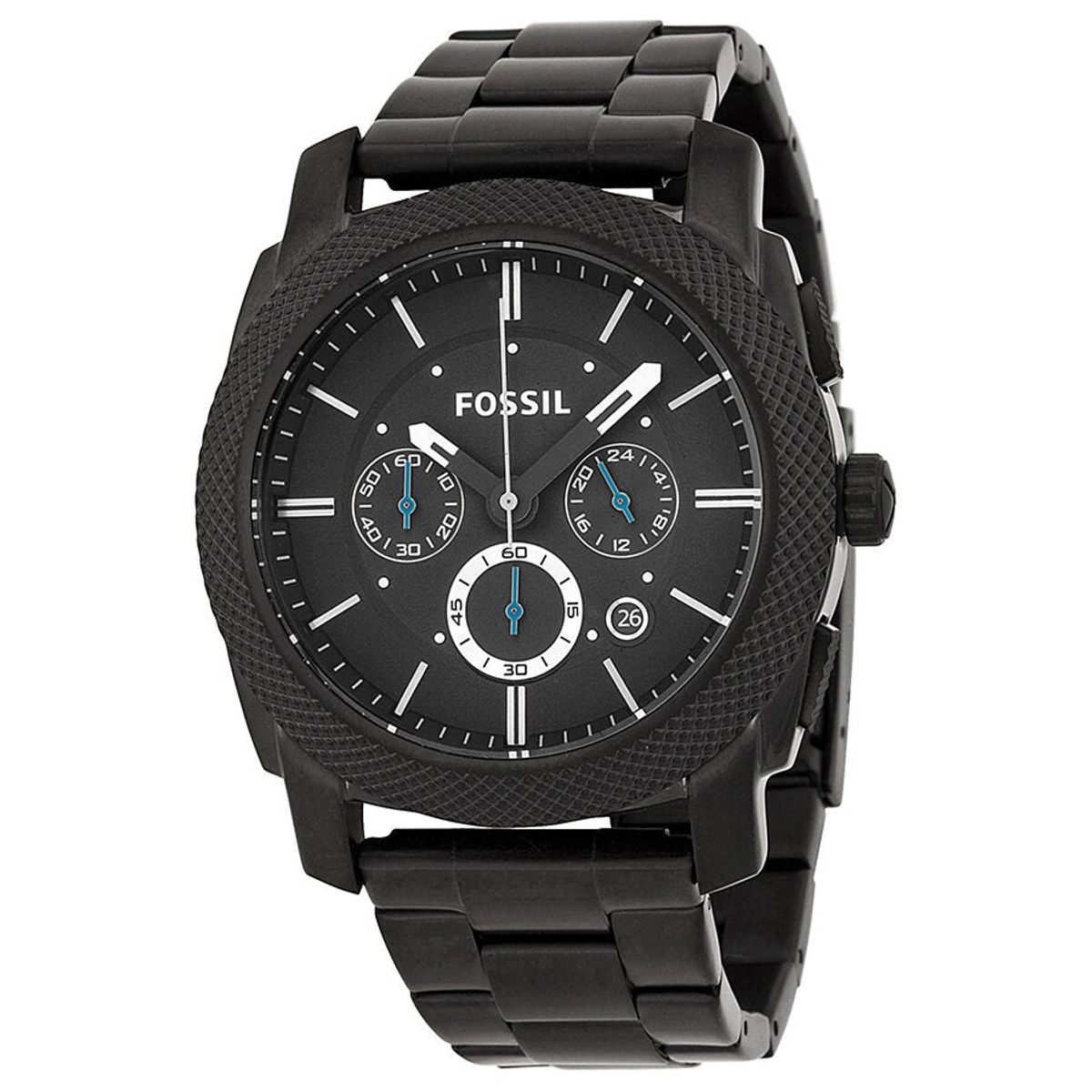 FOSSIL - Reloj Fossil Modern Machine FS4552 Negro De Silicona Para Hombre.