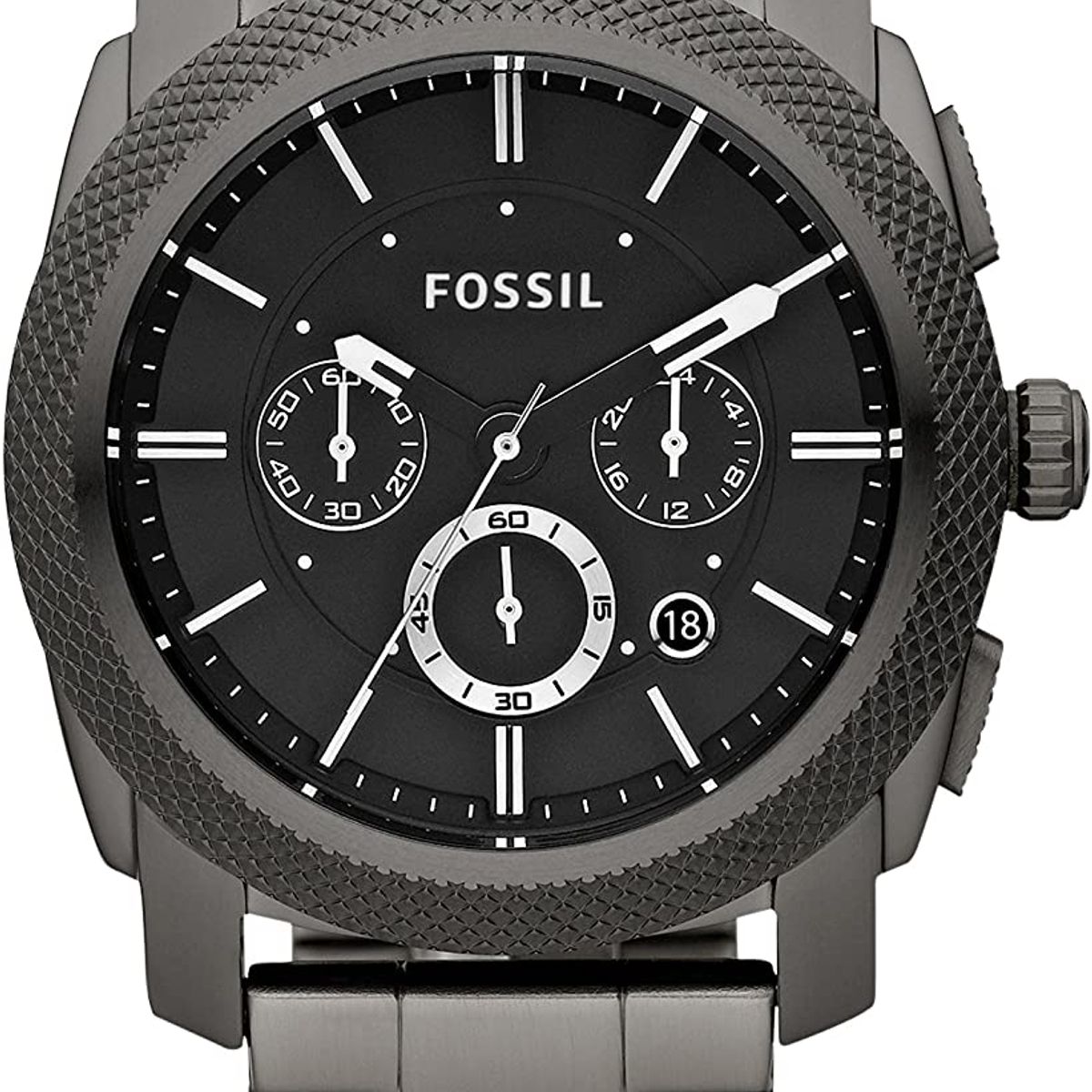 FOSSIL - Reloj Fossil Modern Machine FS4662 Negro De Acero inoxidable P Hombre.