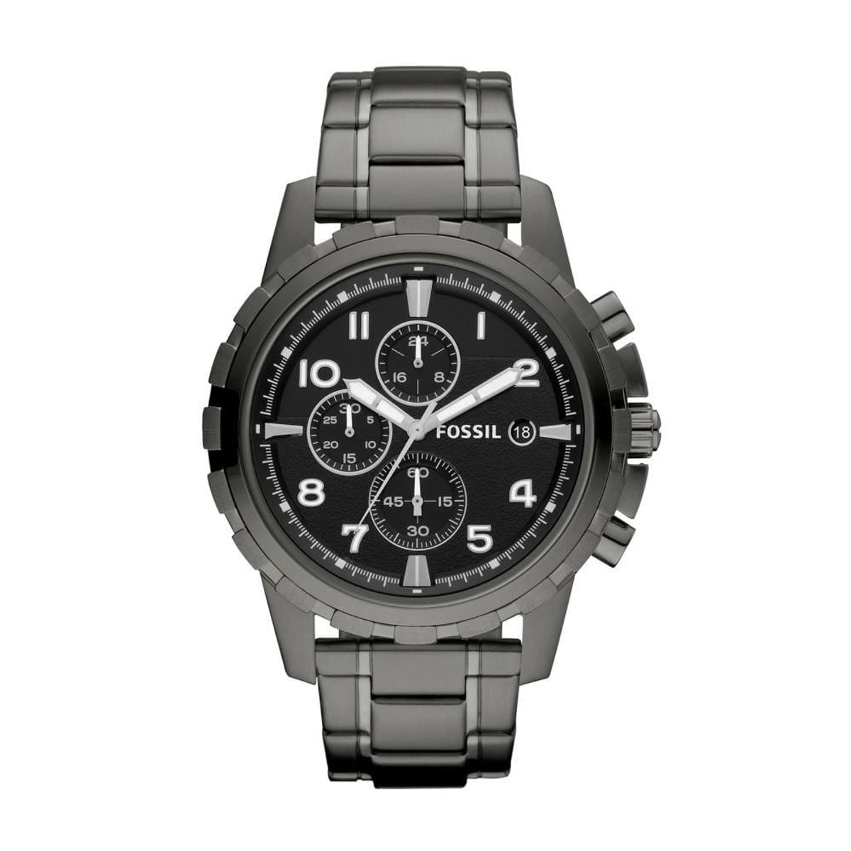 FOSSIL - Reloj Fossil Dean FS4721 Negro De Acero inoxidable Para Hombre.