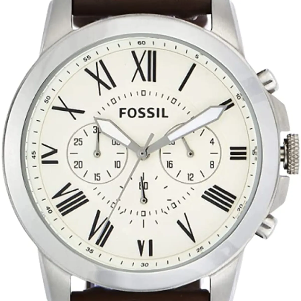 FOSSIL - Reloj Fossil Grant FS4735 Marrón De Cuero Piel Para Hombre.