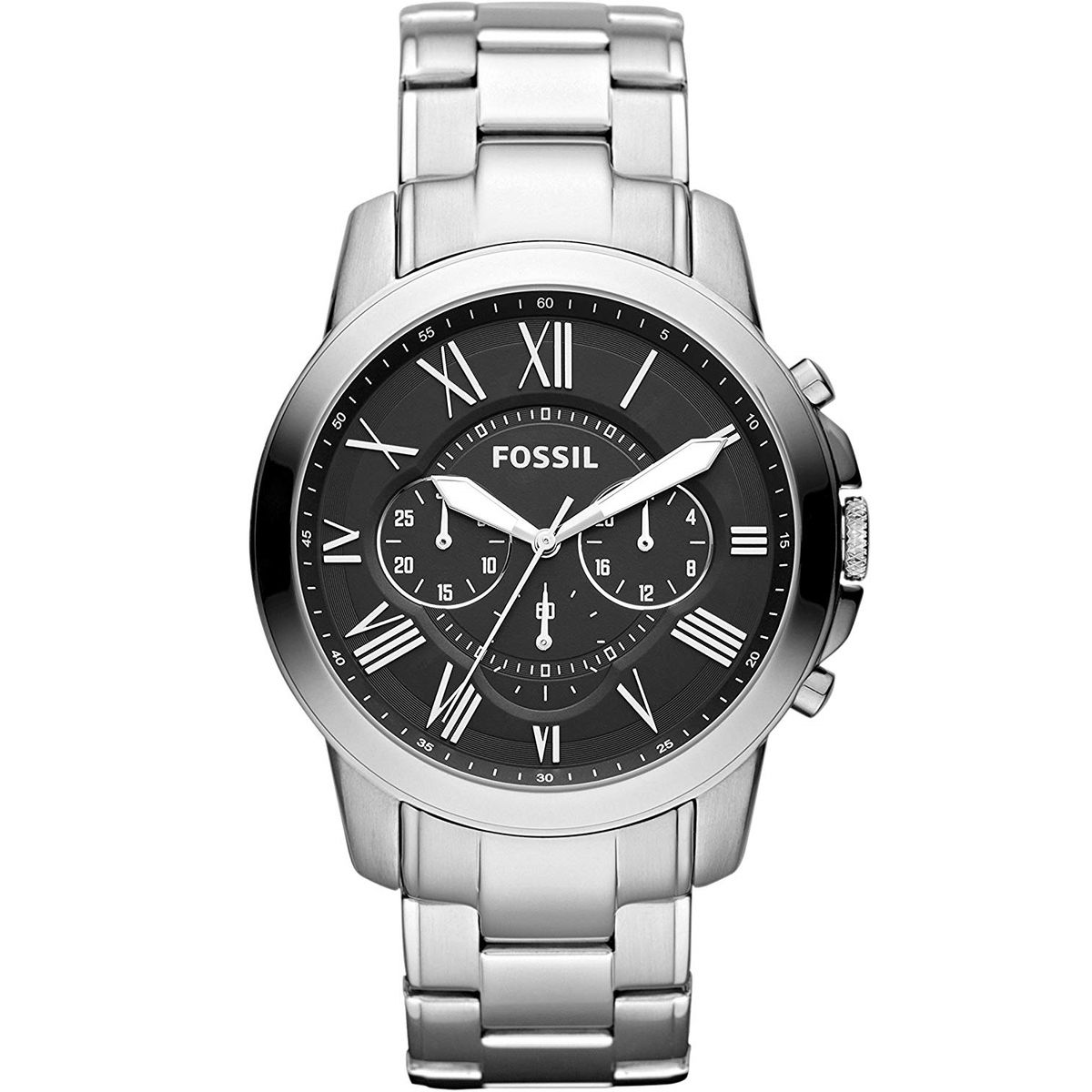 FOSSIL - Reloj Fossil Grant FS4736 Plateado De Acero inoxidable Para Hombre.