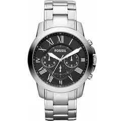 FOSSIL - Reloj Grant FS4736 Plateado De Acero inoxidable Para Hombre.