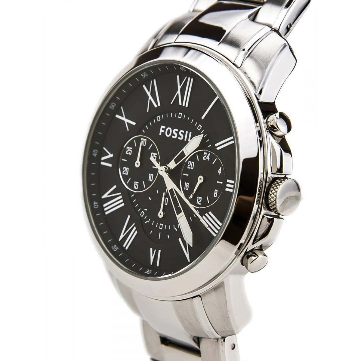FOSSIL - Reloj Fossil Grant FS4736 Plateado De Acero inoxidable Para Hombre.