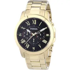 FOSSIL - Reloj Grant FS4815 Dorado De Acero inoxidable Para Hombre.
