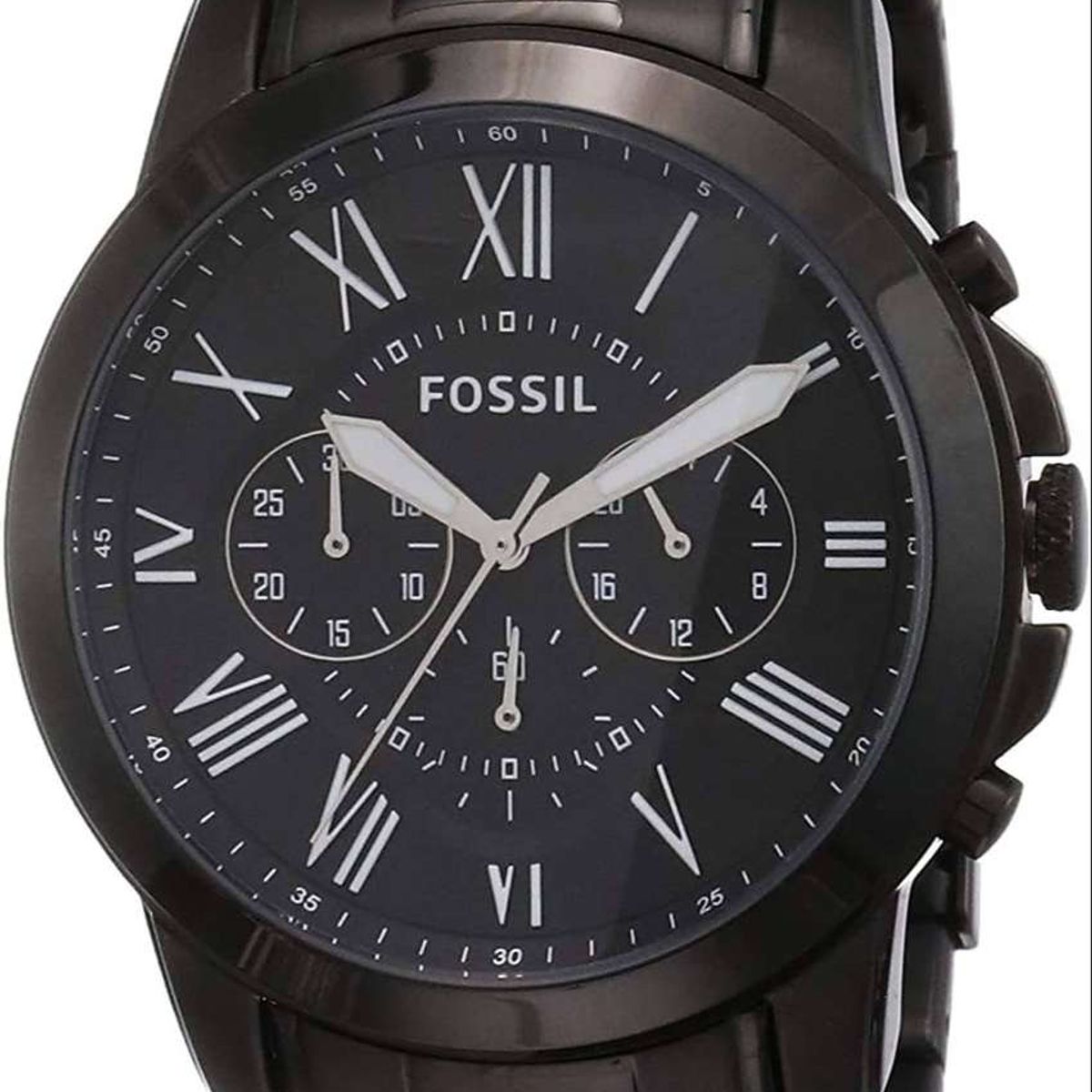 FOSSIL - Reloj Fossil Grant FS4832 Gris De Acero inoxidable Para Hombre.