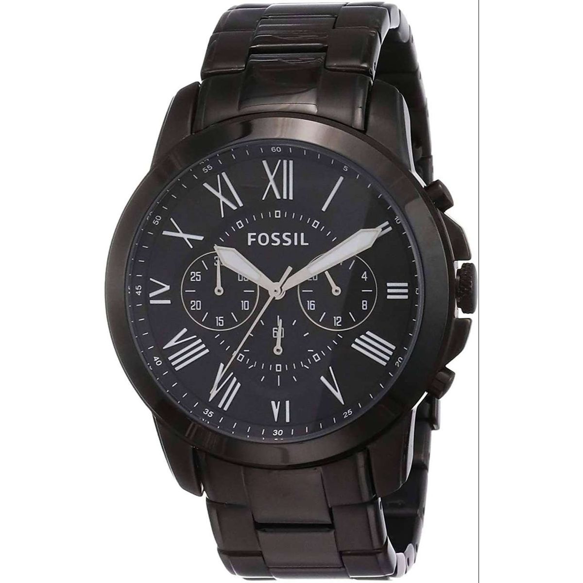 FOSSIL - Reloj Fossil Grant FS4832 Gris De Acero inoxidable Para Hombre.
