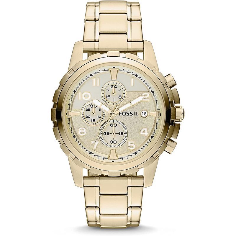 FOSSIL - Reloj Fossil Dean FS4867 Dorado De Acero inoxidable Para Hombre
