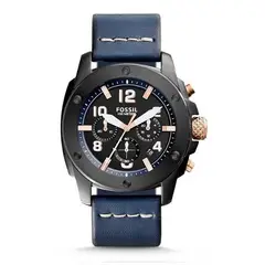 FOSSIL - Reloj Grant FS5066 Azul De Cuero Piel Para Hombre.