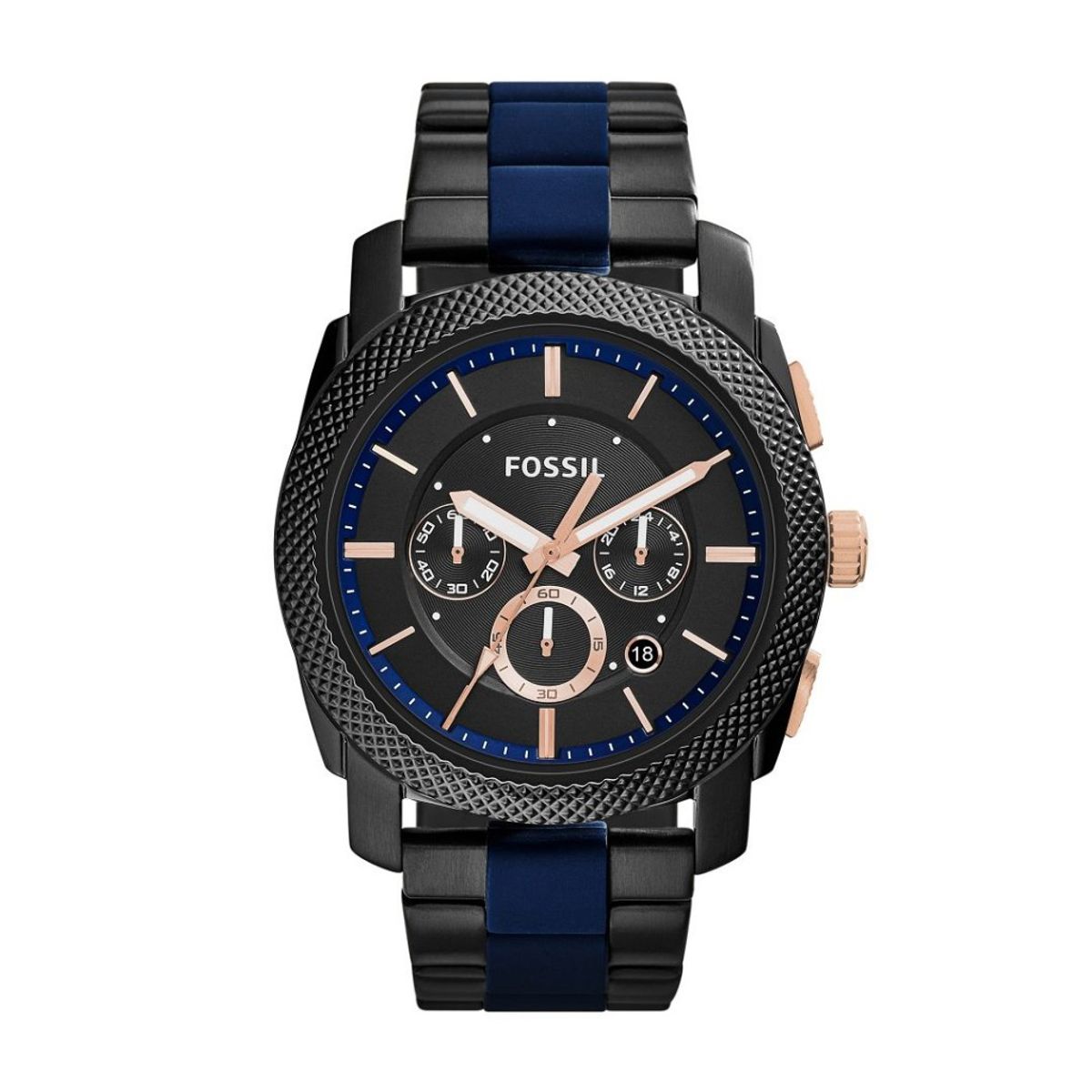 FOSSIL - Reloj Fossil Modern Machine FS5164 Negro De Acero inoxidable P Hombre.