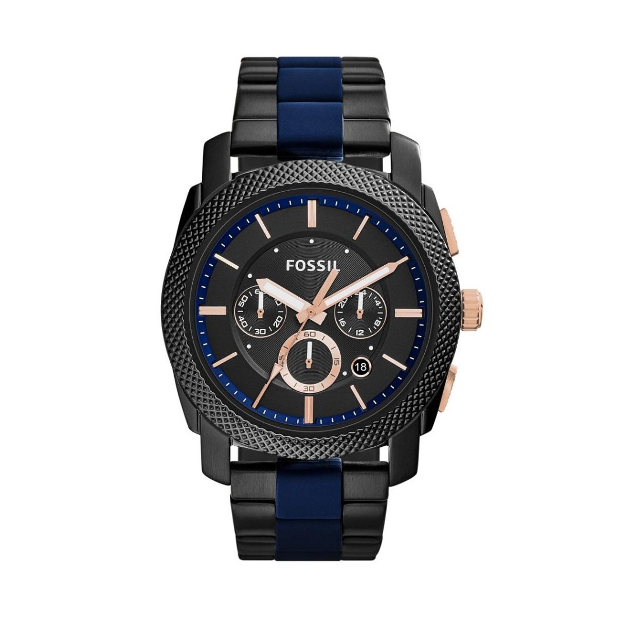 FOSSIL - Reloj Fossil Modern Machine FS5164 Negro De Acero inoxidable P Hombre.