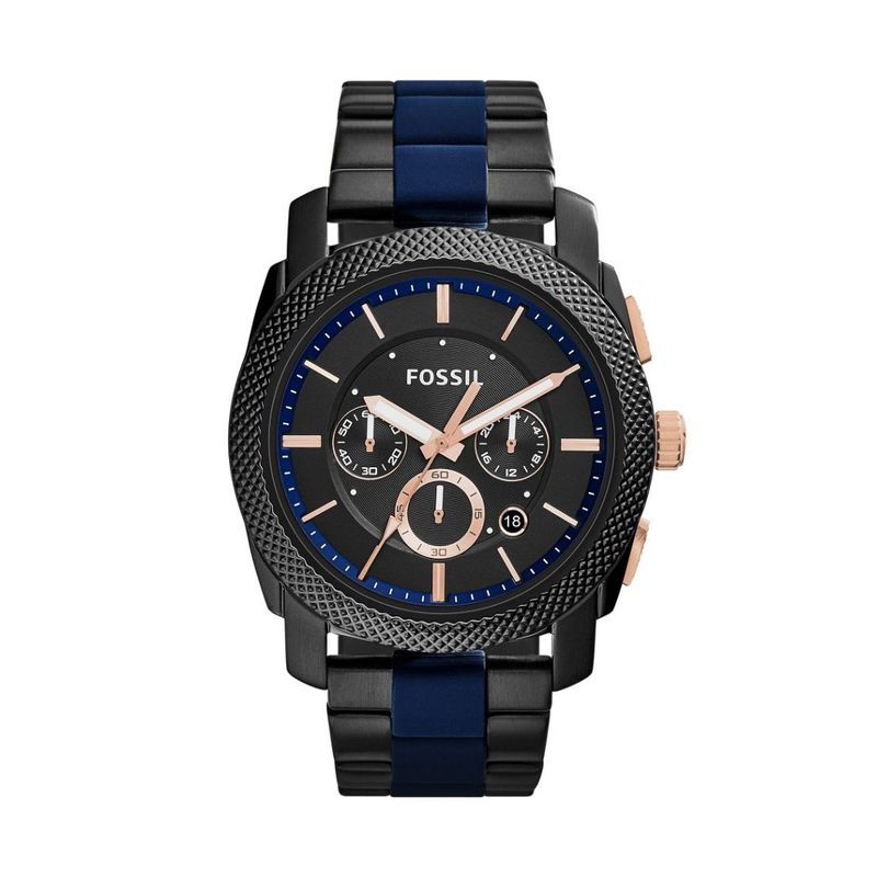 FOSSIL - Reloj Fossil Modern Machine FS5164 Negro De Acero inoxidable P Hombre