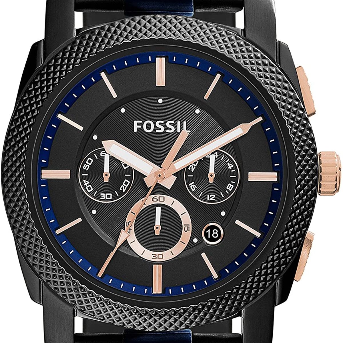 FOSSIL - Reloj Fossil Modern Machine FS5164 Negro De Acero inoxidable P Hombre.