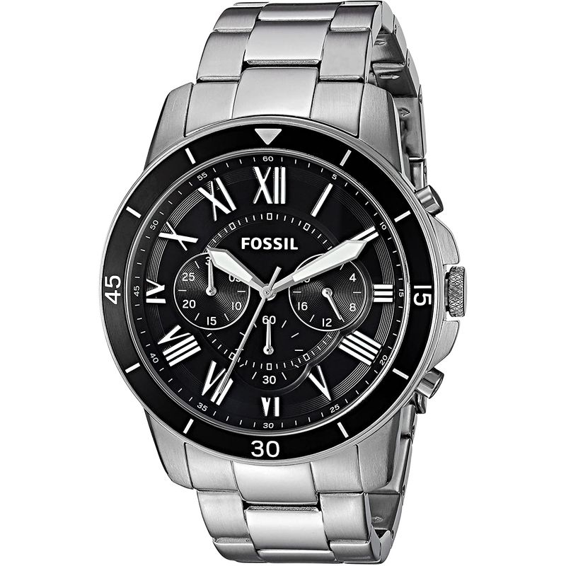 FOSSIL - Reloj Fossil Grant FS5236 Plateado De Acero inoxidable Para Hombre.
