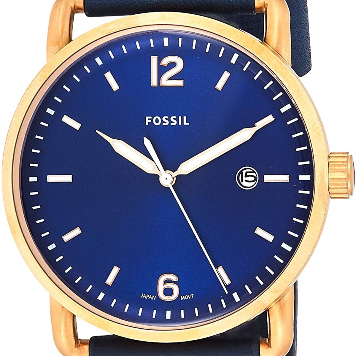 FOSSIL - Reloj Fossil Commuter FS5274 Azul De Cuero Piel Para Hombre.