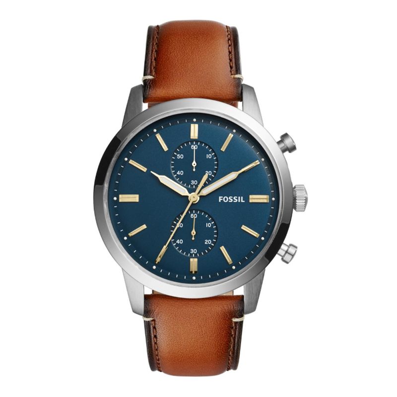 FOSSIL - Reloj Fossil Townsman FS5279 Marrón De Cuero Piel Para Hombre.