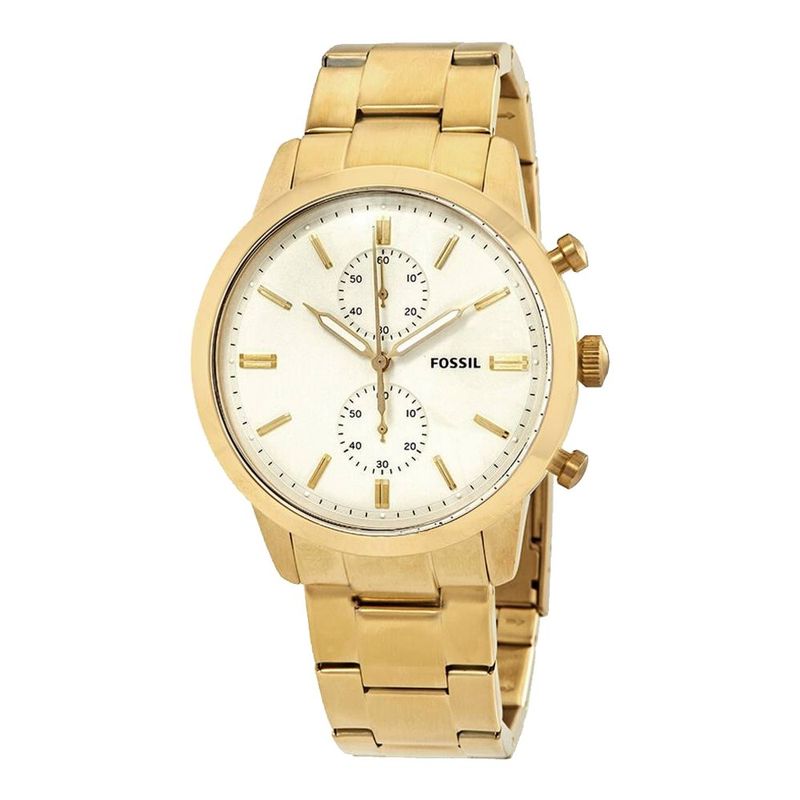 FOSSIL - Reloj Fossil Townsman FS5348 Dorado De Acero inoxidable Para Hombre.