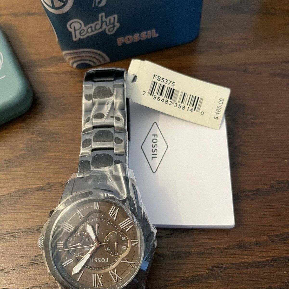 FOSSIL - Reloj Fossil Grant FS5375 Verde De Acero inoxidable Para Hombre.