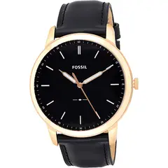 FOSSIL - Reloj Minimalist FS5376 Negro De Cuero Piel Para Hombre