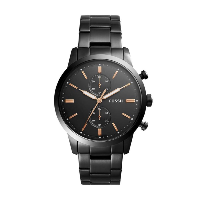 FOSSIL - Reloj Fossil Townsman FS5379 Negro De Acero inoxidable Para Hombre.