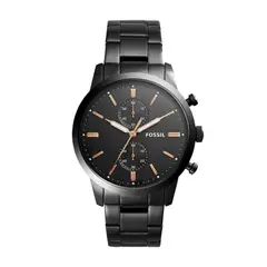 FOSSIL - Reloj Townsman FS5379 Negro De Acero inoxidable Para Hombre.