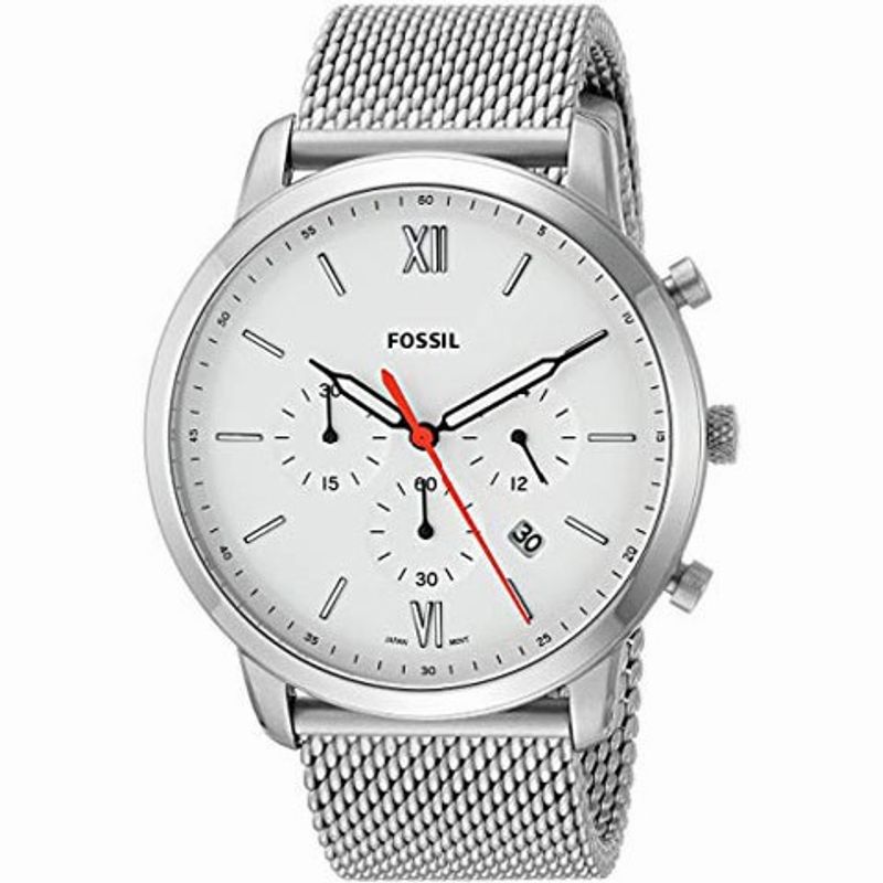 FOSSIL - Reloj Fossil Neutra FS5382 Plateado De Acero inoxidable Para Hombre.