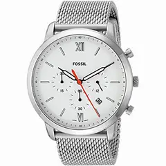 FOSSIL - Reloj Neutra FS5382 Plateado De Acero inoxidable Para Hombre