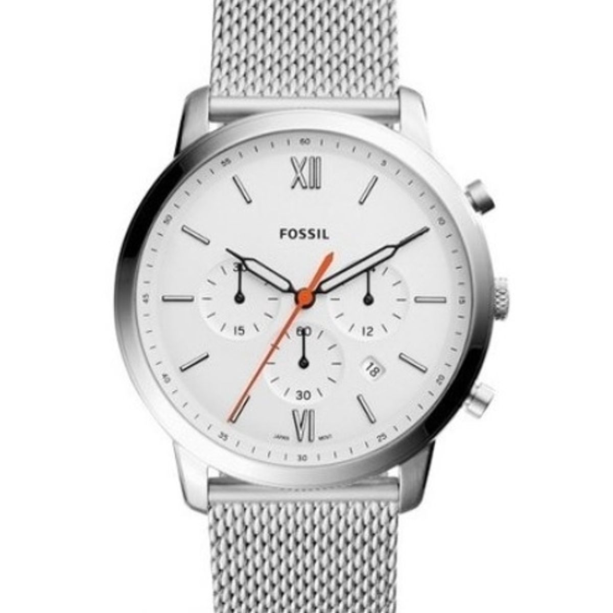 FOSSIL - Reloj Fossil Neutra FS5382 Plateado De Acero inoxidable Para Hombre.