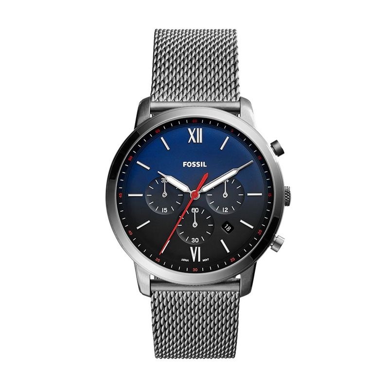 FOSSIL - Reloj Fossil Neutra FS5383 Gris De Acero inoxidable Para Hombre