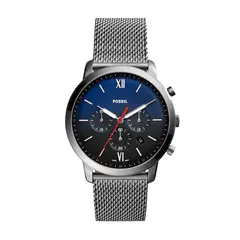 FOSSIL - Reloj Neutra FS5383 Gris De Acero inoxidable Para Hombre.