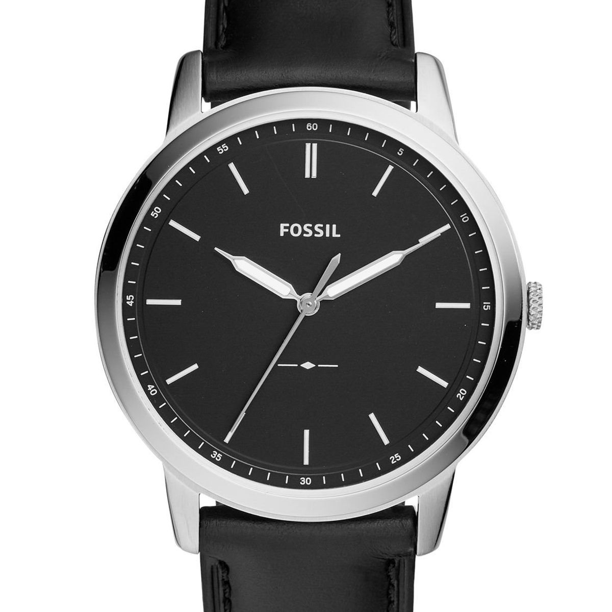 FOSSIL - Reloj Fossil Commuter FS5398 Negro De Cuero Piel Para Hombre.