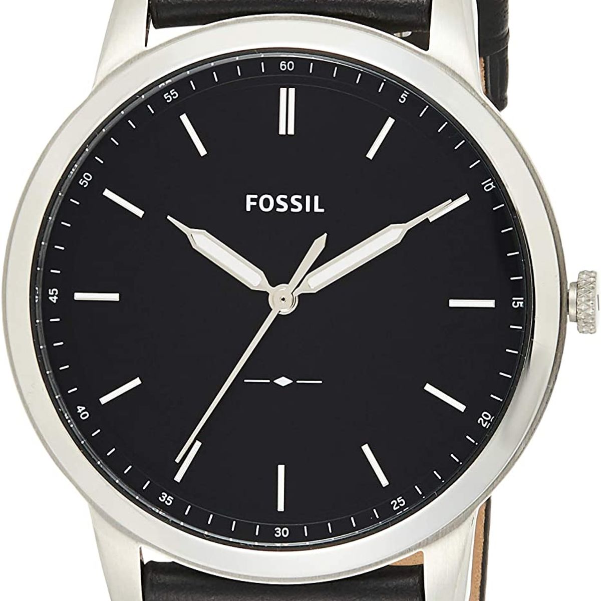 FOSSIL - Reloj Fossil Commuter FS5398 Negro De Cuero Piel Para Hombre.