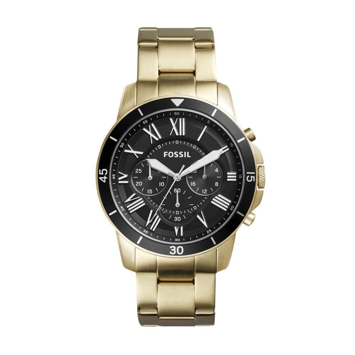 FOSSIL - Reloj Fossil Grant FS5267 Dorado De Acero inoxidable Para Hombre.