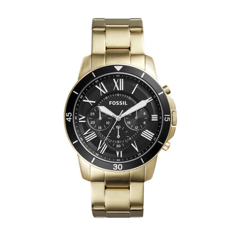 FOSSIL - Reloj Fossil Grant FS5267 Dorado De Acero inoxidable Para Hombre.