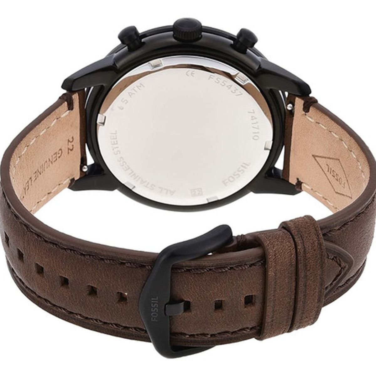 FOSSIL - Reloj Fossil Townsman FS5437 Marrón De Cuero Piel Para Hombre.