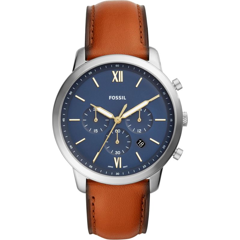 FOSSIL - Reloj Fossil Townsman FS5453 Marrón De Cuero Piel Para Hombre.