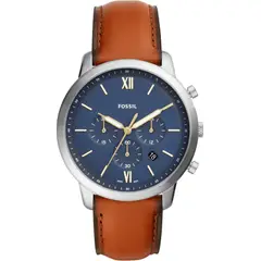 FOSSIL - Reloj Townsman FS5453 Marrón De Cuero Piel Para Hombre