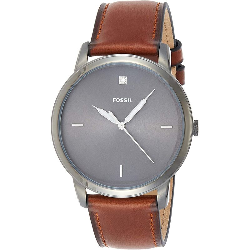 FOSSIL - Reloj Fossil Minimalist FS5479 Marrón De Cuero Piel Para Hombre